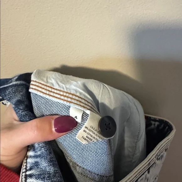 Ulla Johnson Ellis Acid Wash High Rise Cropped Jeans - Picture 10 of 10